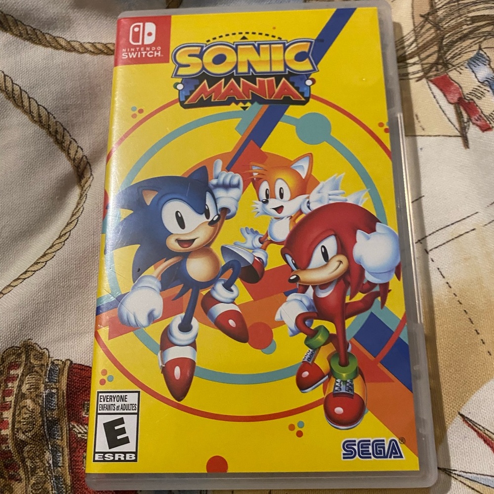 Sonic Mania for the nintendo switch
